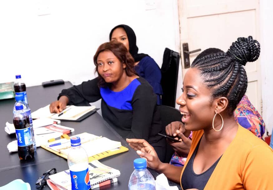 Cross section of a A Project Management (PMP) Class in session by The Learning Edge in Lagos