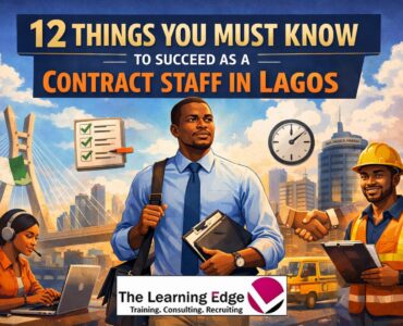 Contract staff success in Lagos - Nigerian professionals demonstrating workplace productivity, adaptability, and career growth